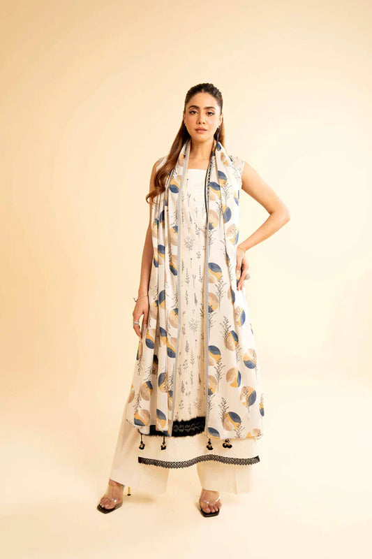 3-piece Lawn Suit (Nishat )