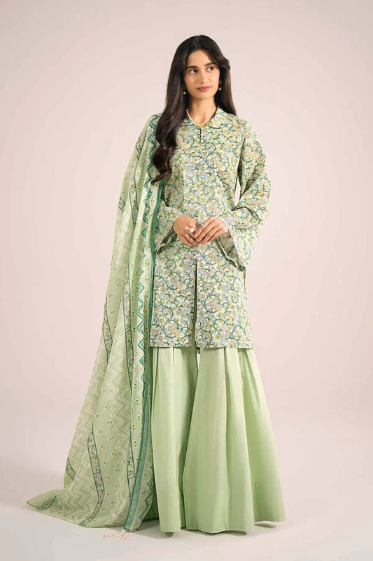 3-piece  Lawn Suit ( Nishat)