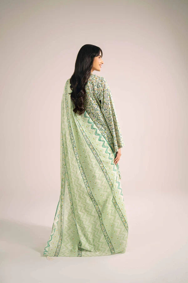 3-piece  Lawn Suit ( Nishat)