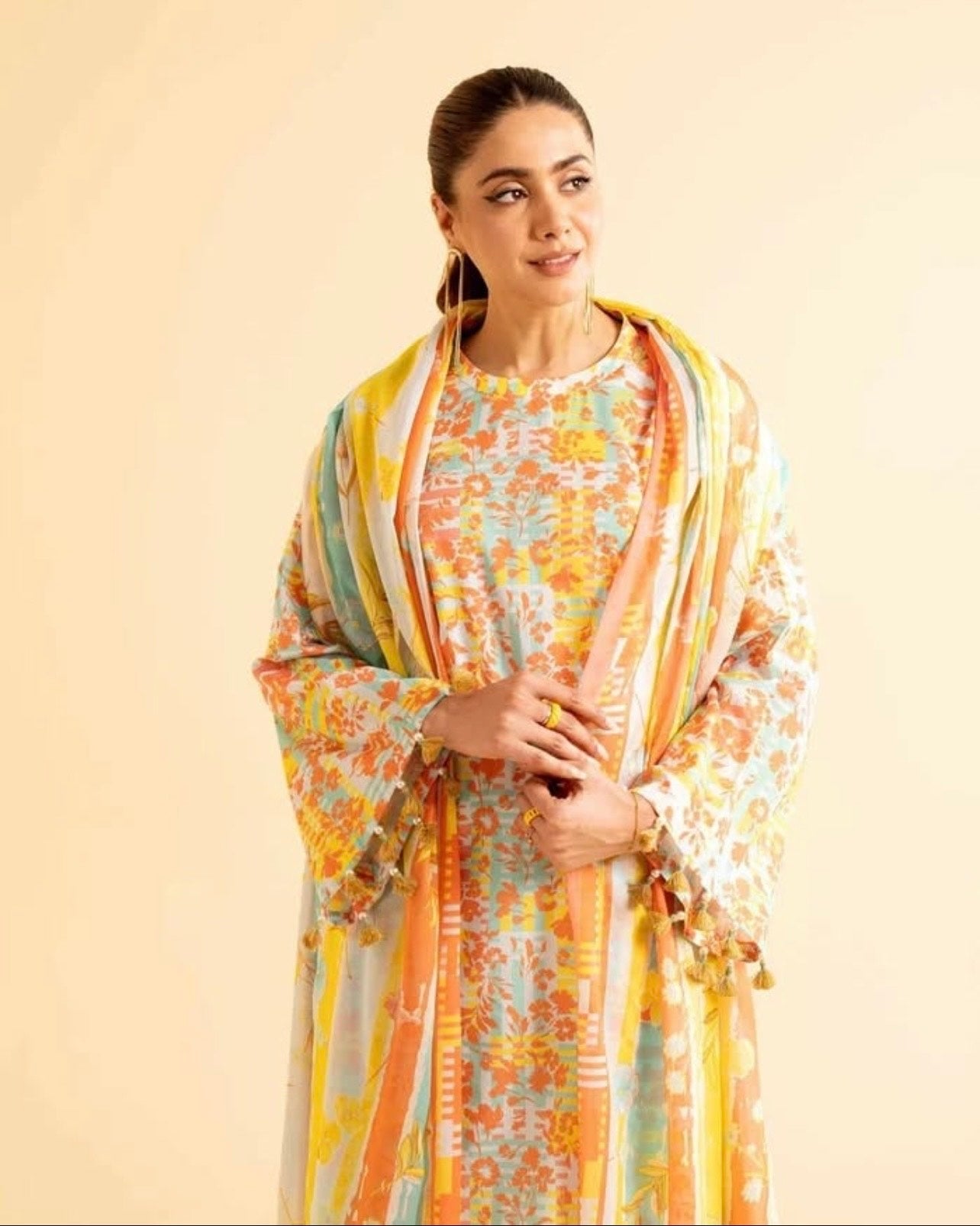 3-piece  Lawn Suit ( Nishat)